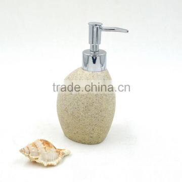 Trilateral Polyresin Sandstone Bathroom Accessories Set for Hotel and Home photo-2