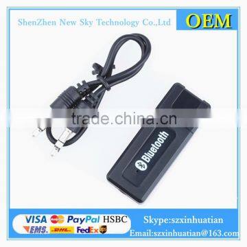 2in1 Dual Taps Bluetooth Receiver 3.5mm USB Stereo Mini Bluetooth Music Receiver photo-2
