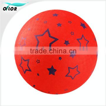 Promotional items custom made rubber materials playground balls