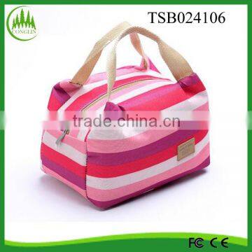 portable aluminum foil lined cooler bag polyester thermal insulated lunch bag fitness cooler bag