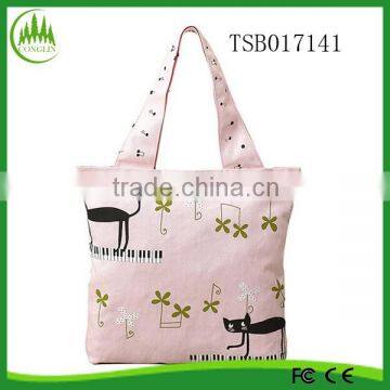 Fashion latest for women organic printed cotton bag