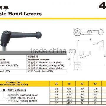 For Woodworking or Metal Lathes Handle Adjustable Hand Lever photo-2