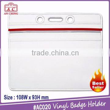 High Quality Heavy Duty id Card Pin Badge Holder With Metal Clip photo-2