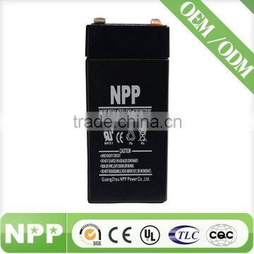 4v4.5ah High quality hot sale rechargeable AGM battery for emergency light