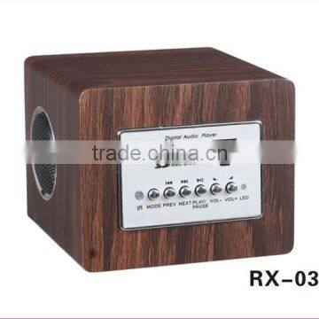 Mini wood MP3 speaker RX-03