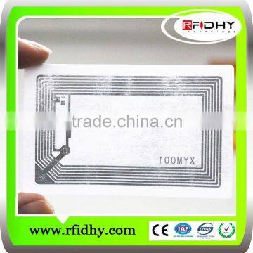 Free samples Proximity printed 125khz rfid card inlay for access control