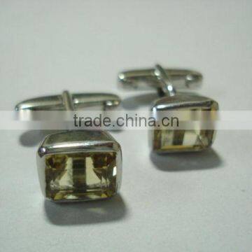 925 Sterling silver gemstone Cufflinks