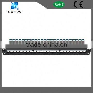 1U 24 Port Wall Rack Mount Cat6 Patch Panel photo-3
