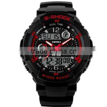 Fashion Outdoor Sport Water Resistant Automatic Digital LED Quartz Watches Bezel Janpan Movt Electronic Mens Watch