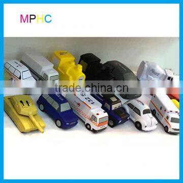 Assorted Latest Traffic Designs PU Stress Reliever Cars/Bus/Truck