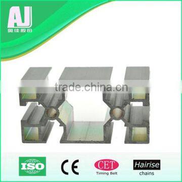 Flexible chain conveyor alluminum section