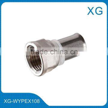 PEX-AL-PEX pipe fittings brass male female joint socket with stainless steel cover