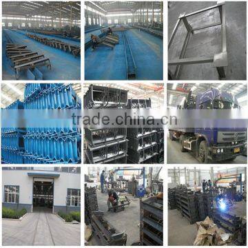Design of conveyor belt frame(manufacture)