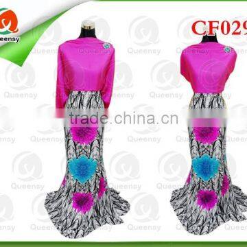 beautiful design prined patterns chiffon, wholesale price chiffon for dress CF029