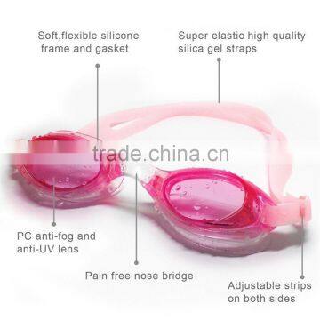 Factory Wholesale Anti-Fog Lens Swim Goggles For Kids photo-3