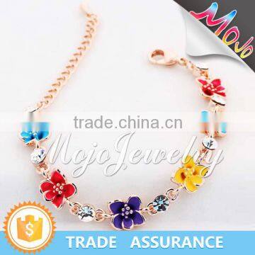 Bangkok Style Latest Design Fashion Teen Girls Gold Bracelet Jewelry 2015