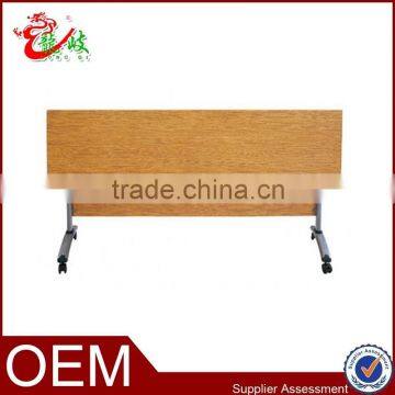 hot sale economy steel drafting table with wood grain finish