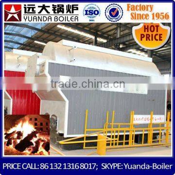 Capacity 4000Kg per hour industrial wood burning boiler