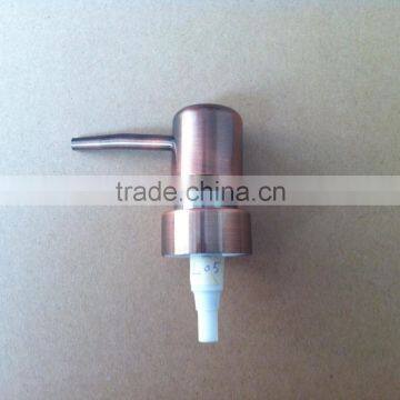 old brass plated lotion pump for dispenser                        
                                                Quality Choice