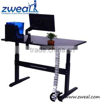 elegant shape wooden office stand up desks
