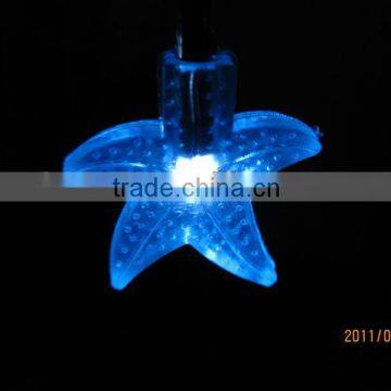 blue shining led star light string