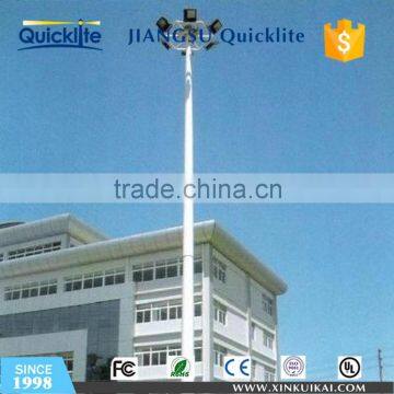 15m high mast pole lamp high mast galavnized pole manufacture