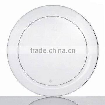 Disposable Plastic Clear Plain Plate