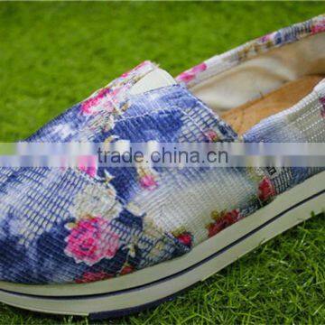The New Color Printing High Bottom Ladies Casual Shoes