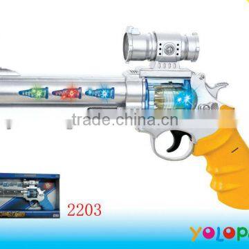 2013 newest and hot sale kids plastic toys gun, kids electric toys gun