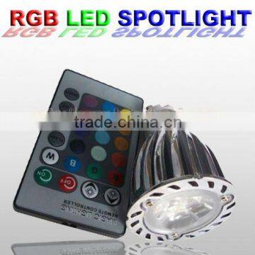 Remot contol LED Spotlight 6w GU10 RGB