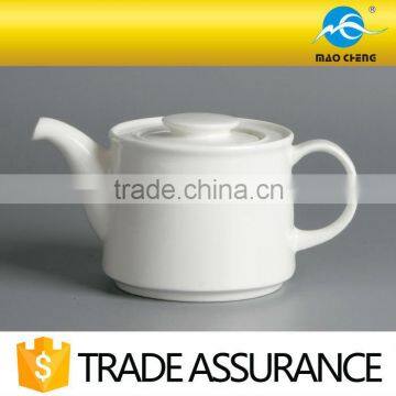 Restaurant Plain Fine China Ceramic Teapot photo-2