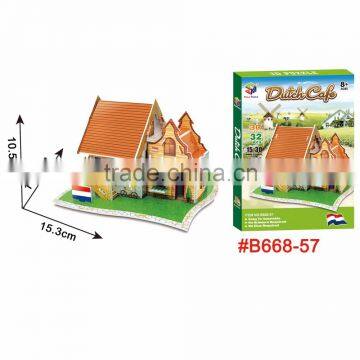 Holland Villa Nice Ideal Gift 3d House Puzzle photo-3