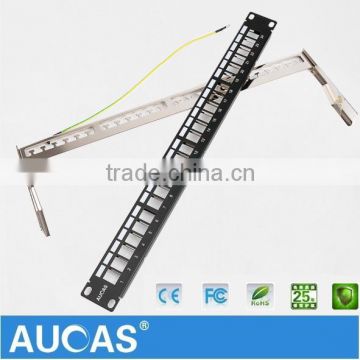 Wall Mount FTP RJ45 Blank Patch Panel with 24 Ports Network Cabling Accessories