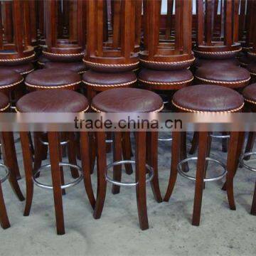 Factory good quality wooden bar stool, wood bar chair