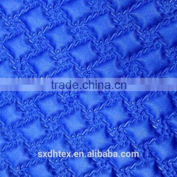 2015 ultrasonic embossing fabric for garment