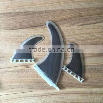 1+2 SUP BOARD wood FIN SET 1x 8" CENTRE FIN 2X Future SIDE FIN