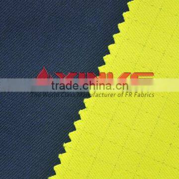 EN ISO11612 Hi vis permenent flame retardant FR AS Modacrylic fabric