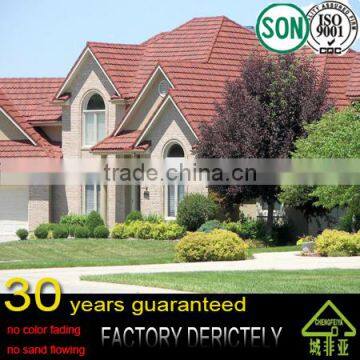 High Quality Good Price Best Selling Construction Material Stone Coated Metal Roof Tile
