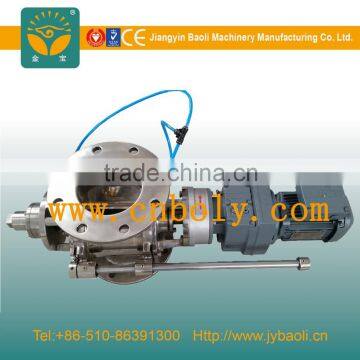 easy clean pneumatic rotary valve