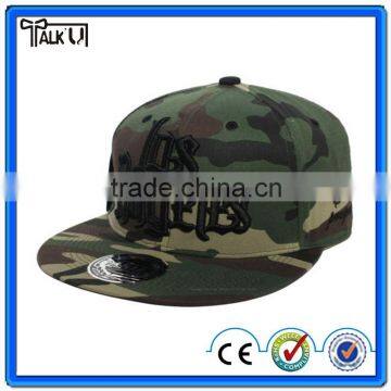 Popular design camo military embroidery snapback cap army cap hat