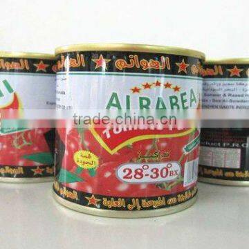 198g Canned toamto sauce for Nigeria Market hot sale