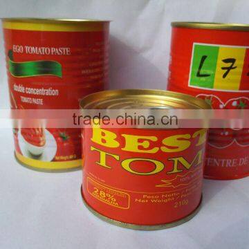 Traditional canned tomato paste,tomato sauce,100% without additives