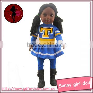 18 inch doll, vinyl black doll OEM