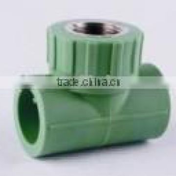 PPR Female Copper Tee combined fittings