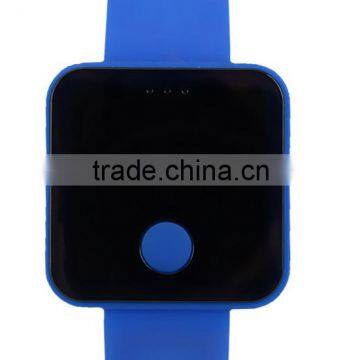 child watch LED square silicone digital kids wrist watch with rubber Band