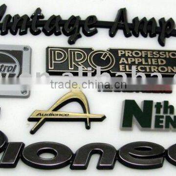 Plastic injected Emblem with chrome plating