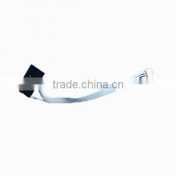 Flat cable wire with connector