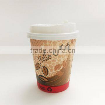 PS paper cup lid matched for 8oz