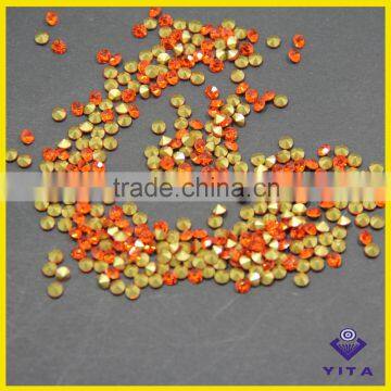 Wholesale Hyacinth Price Pointback Crystal Glass Chaton Stones photo-4