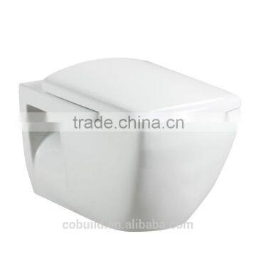 high quality Popular Ceramic Closet Wall Hung Water Closet Soft seat cover wall hung toilet